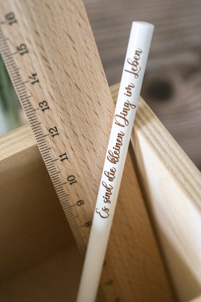 Bleistift Spruch